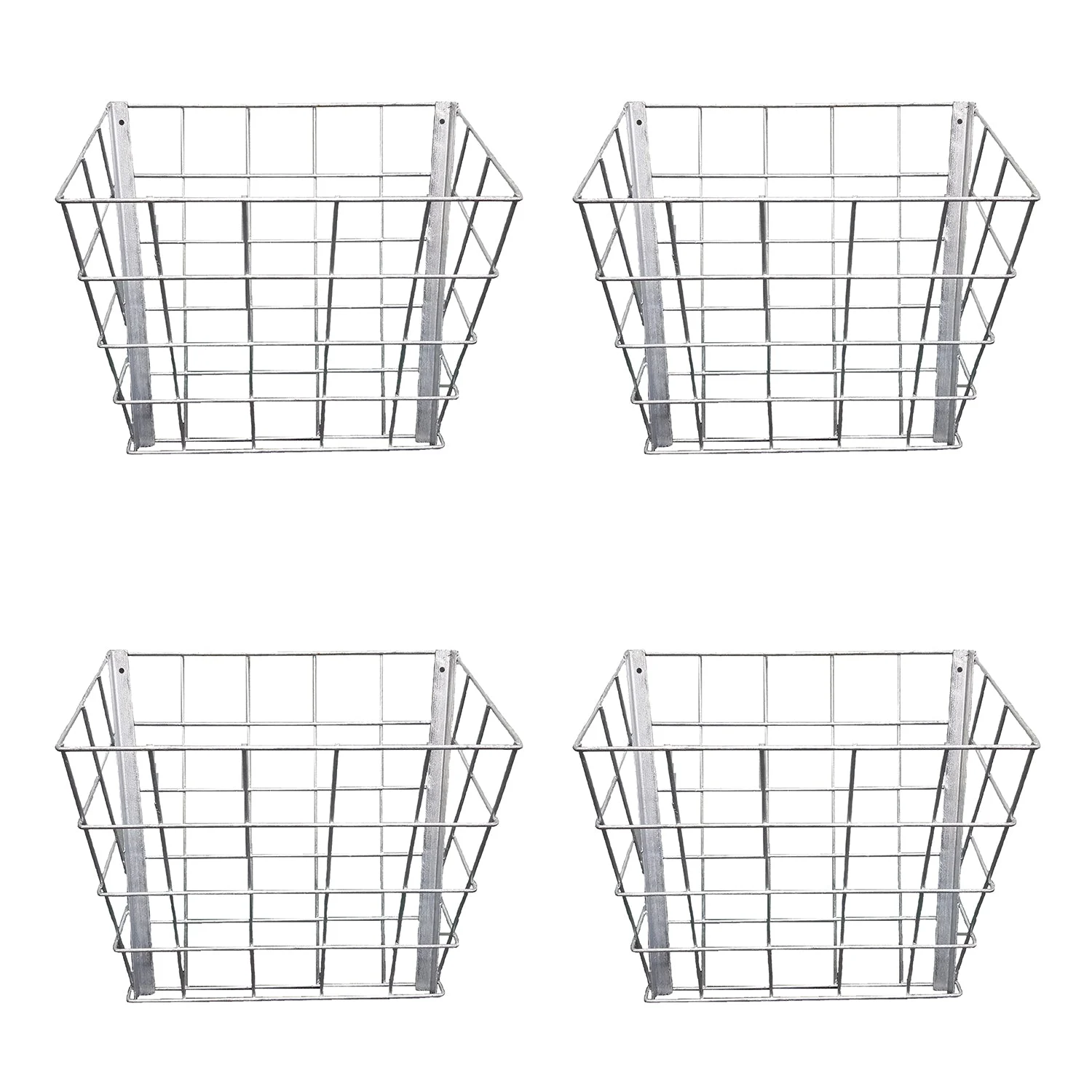 Rugged Ranch Livestock Steel Hay Feeder Rack for Goats, Sheep and Horses, 4 Pack
