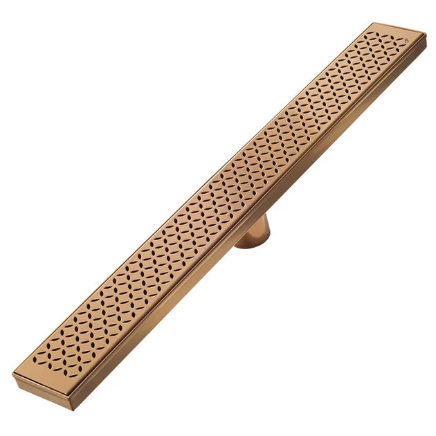 Delmar Series Lotus Line Linear Drain 28" x 3-3/8" - OPEN BOX