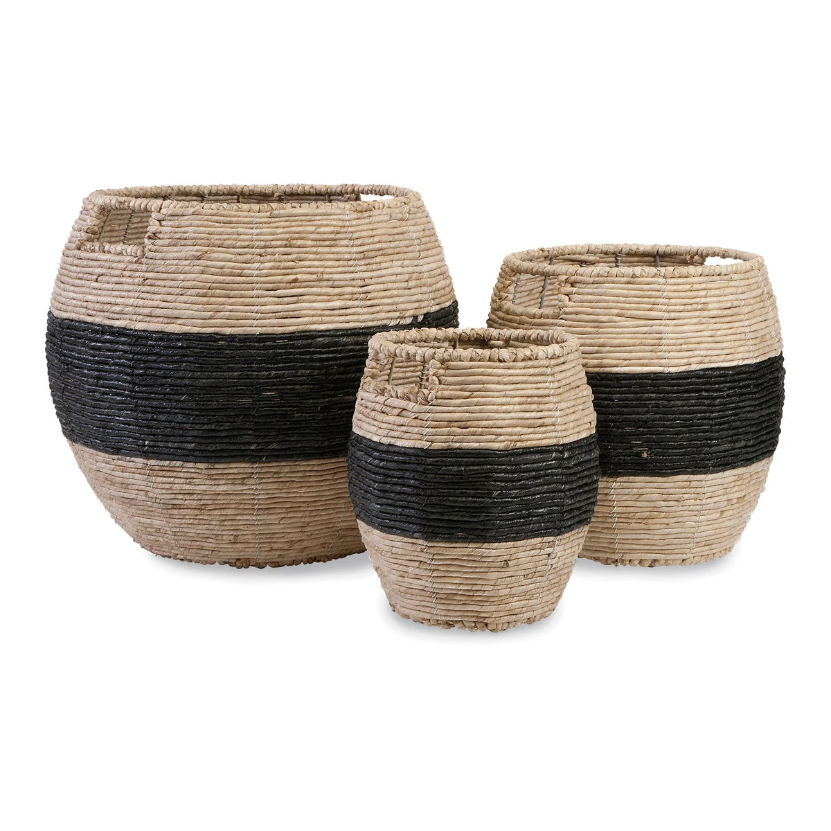 IMAX Worldwide Home Dorran Woven Baskets - Set of 3