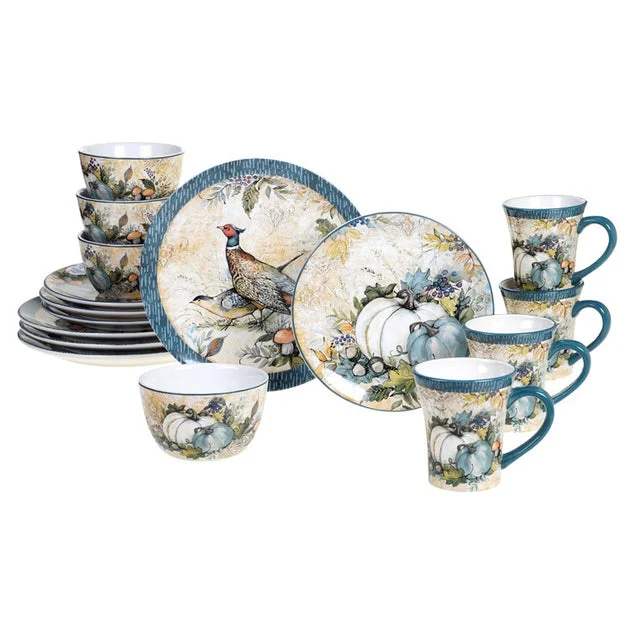 Harvest Gatherings 16-Piece Dinnerware Set