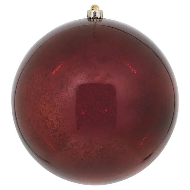 10" Burgundy Shiny Mercury Ball