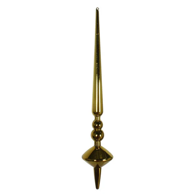 12" Olive Shiny Cupola Finials 3 Per Bag