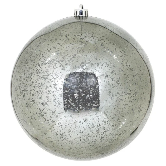 10" Pewter Shiny Mercury Ball