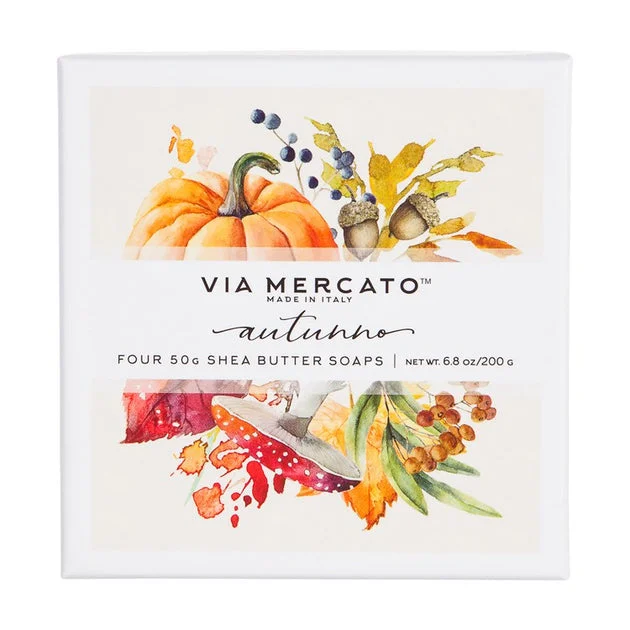 Via Mercato Autunno Soap 50G Four-Piece Gift Set