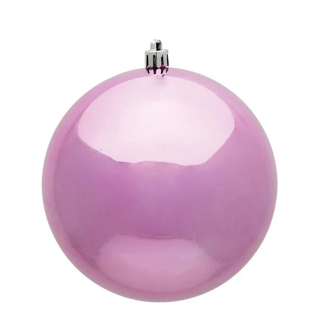 10" Pink Shiny Ball Ornament