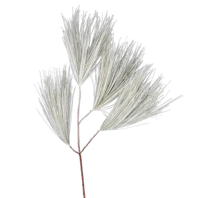 30" Flocked Coutler Pine Sprays 2-Pack