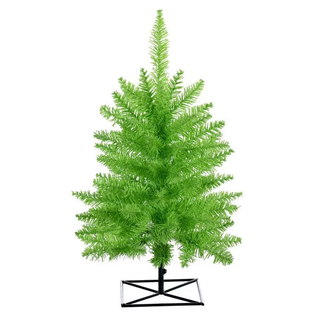 3' Unlit Lime Fir Artificial Christmas Tree