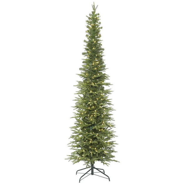 6.5' Pre-Lit Bixley Pencil Fir Artificial Christmas Tree with Warm White Dura-Lit LED Lights