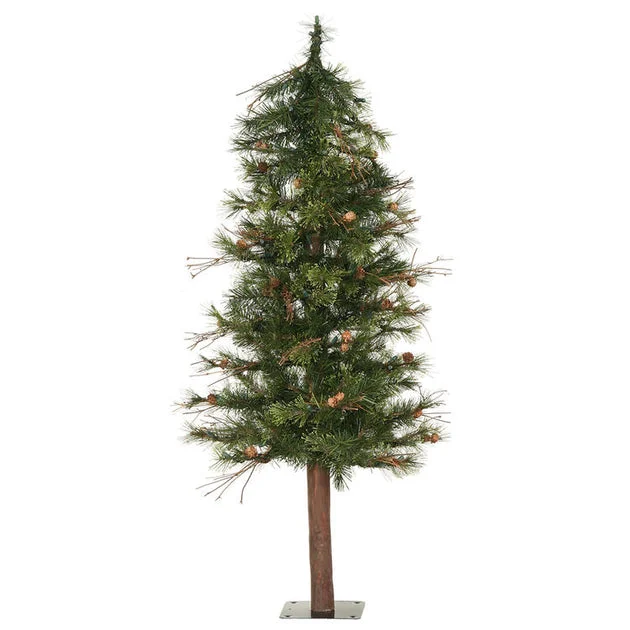 4' Unlit Mixed Country Alpine Artificial Christmas Tree