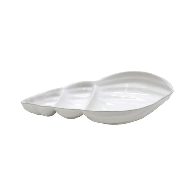 Aparte 16" Divided Appetizer Shell Dish