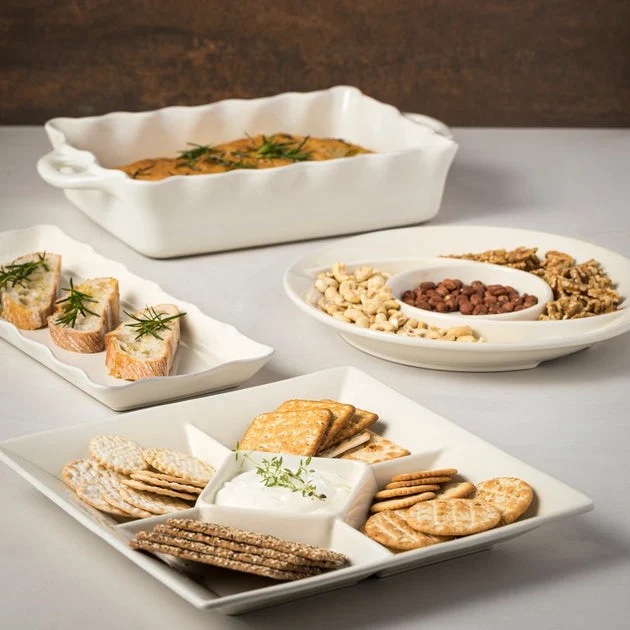 Cook & Host 12.75" Chip & Dip Server