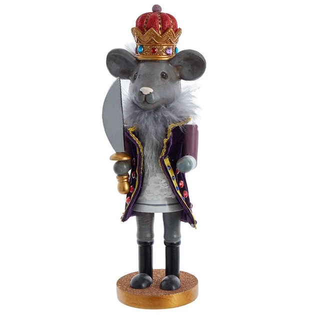12" Hollywood Mouse King Nutcracker