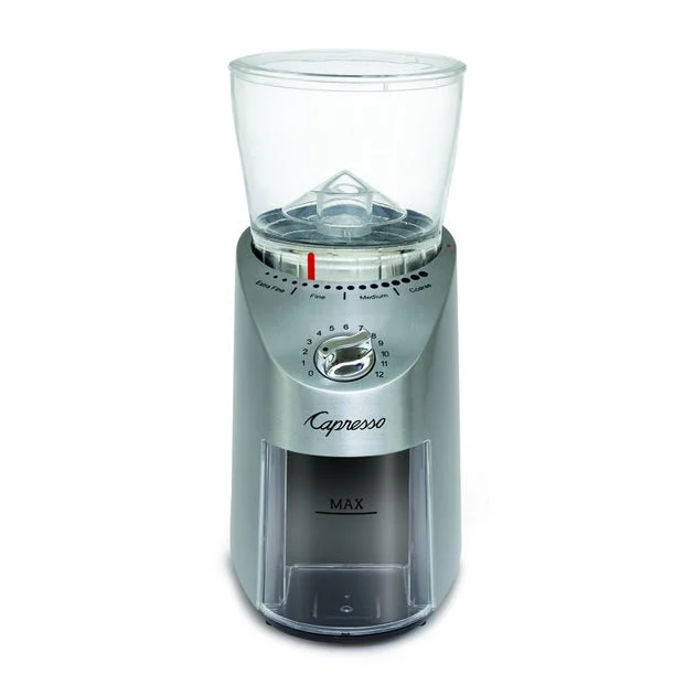 Infinity Plus Commercial Grade Conical Burr Grinder with Die-Cast Zinc Housing