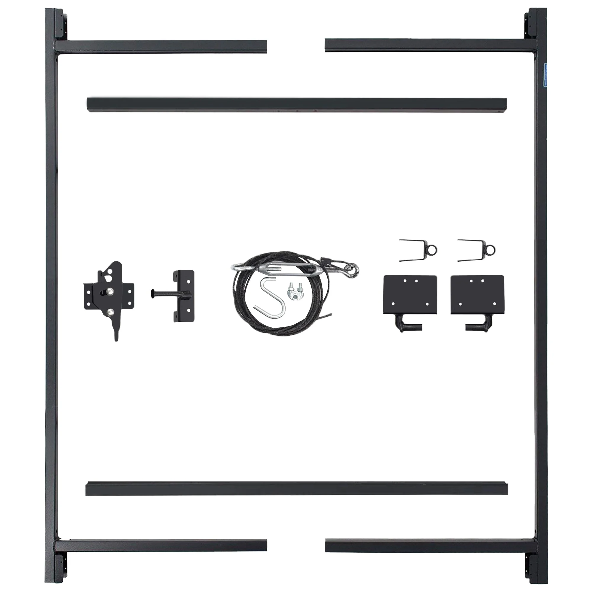 Adjust-A-Gate Steel Frame Gate Building Kit, 60"- 96" Wide Opening Up To 5' High