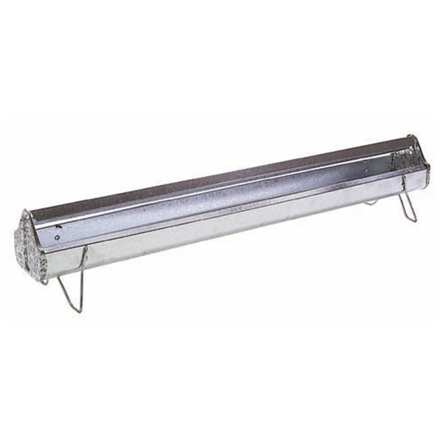 Miller Manufacturing Company 36 Inch Poultry Feeder Trough w/ Reel Top, Steel
