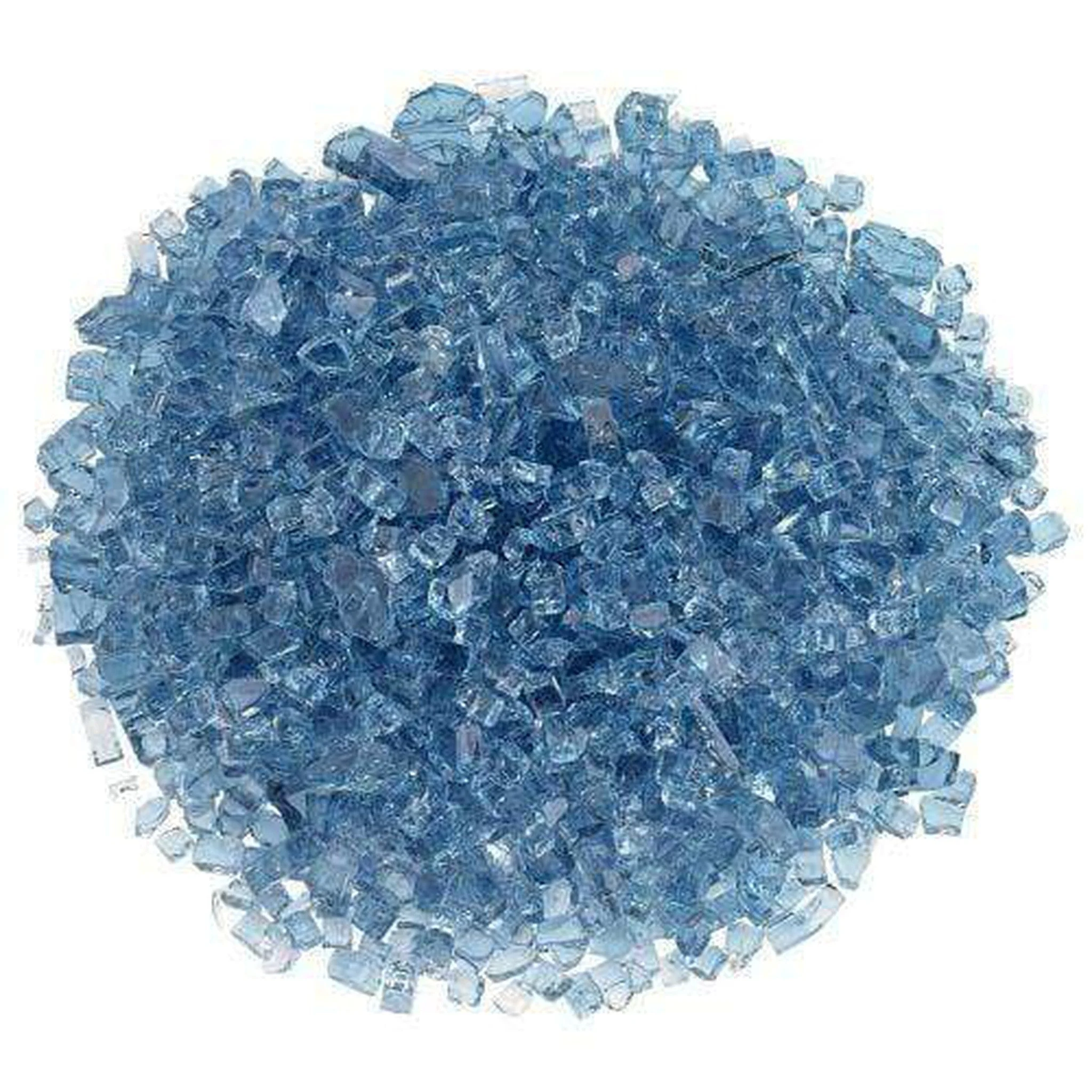 American Fireglass 1/4" Pacific Blue Fire Glass