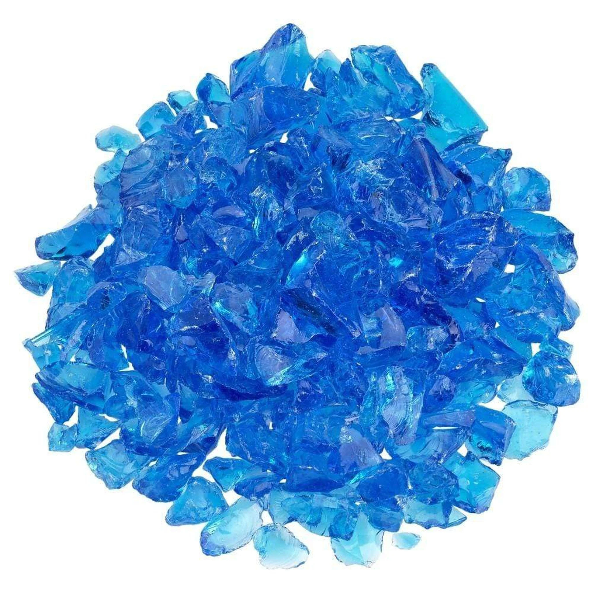 American Fireglass Turquoise Medium Fire Pit Glass