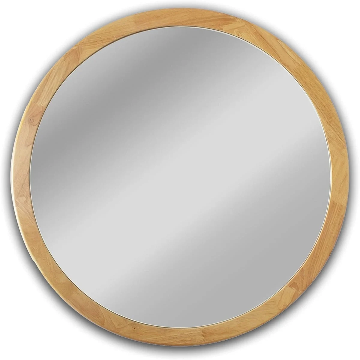 Chloe`s Reflection CH8M829MW28-FRD Maple Finish Framed Wall Mirror 28`` Height