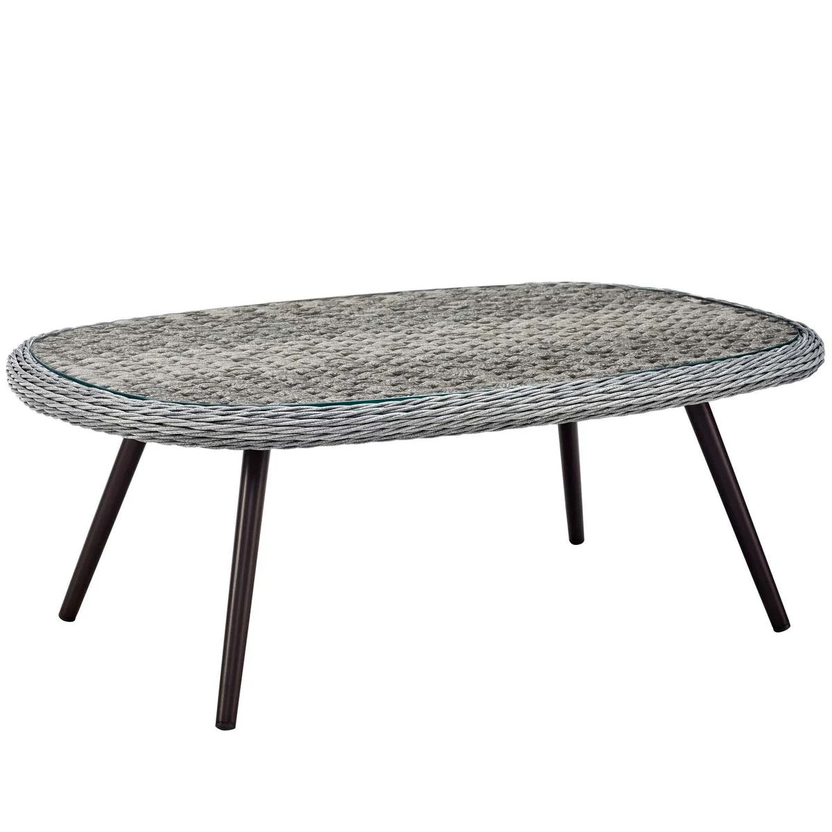 Modway Endeavor Outdoor Patio Wicker Rattan Coffee Table