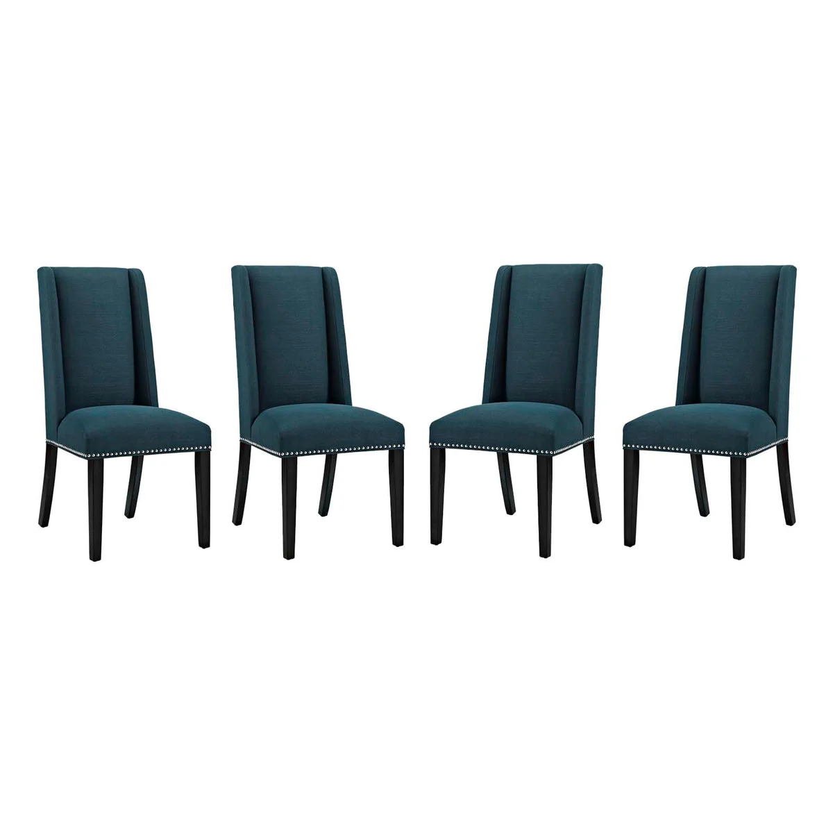 Modway Baron Dining Chair Fabric Set of 4