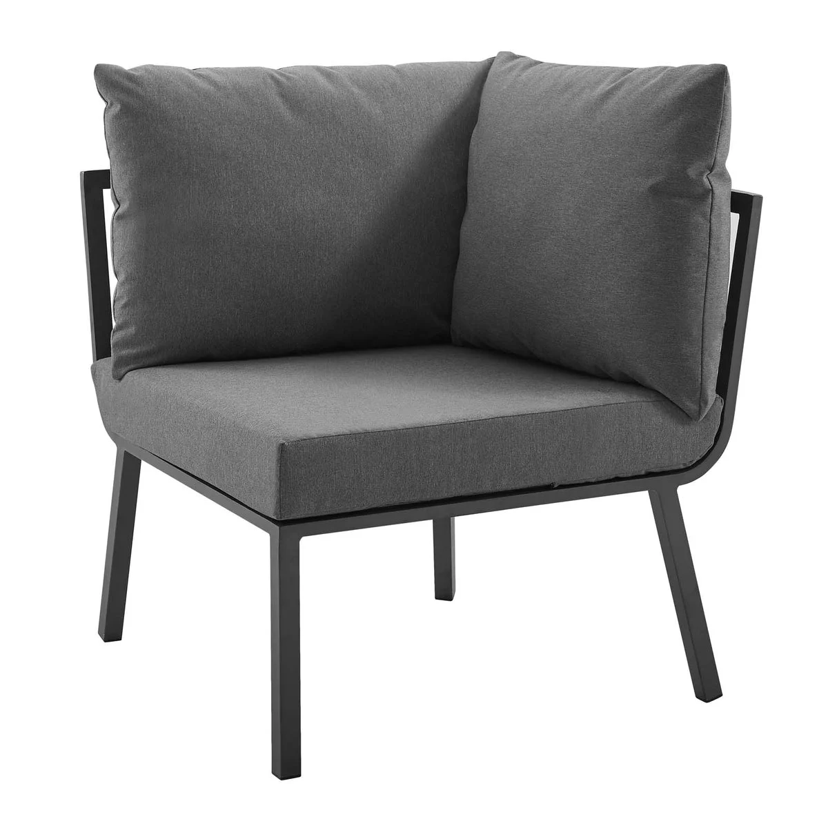 Modway Riverside Outdoor Patio Aluminum Corner Chair