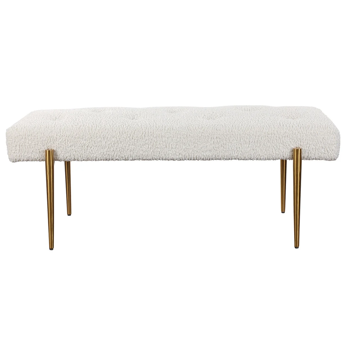 Uttermost Olivier Upholstered Foam Bench for Bedroom or Entryway