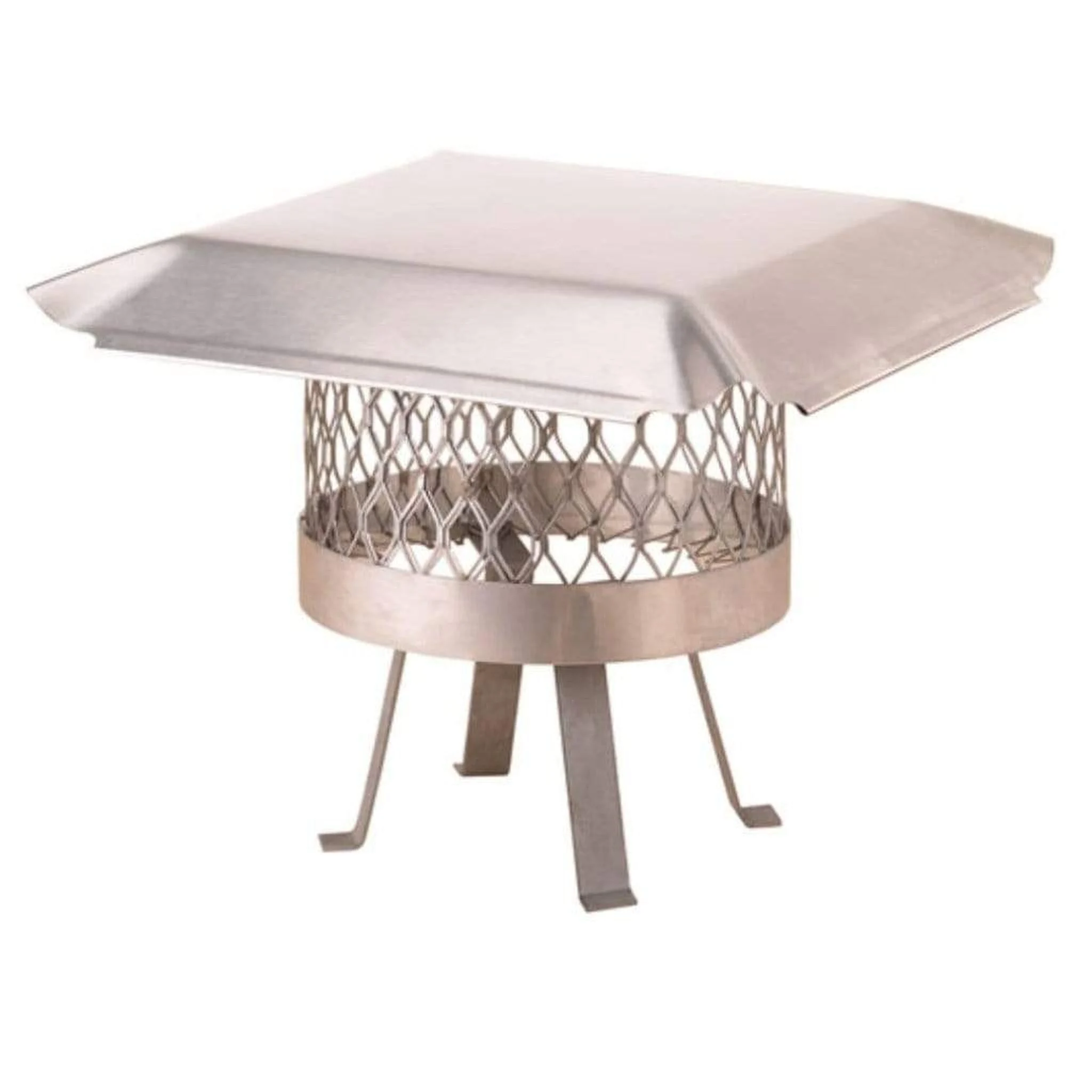 HY-C Draft King Single Flue 10" Stainless Steel Round Slip-In Chimney Cap