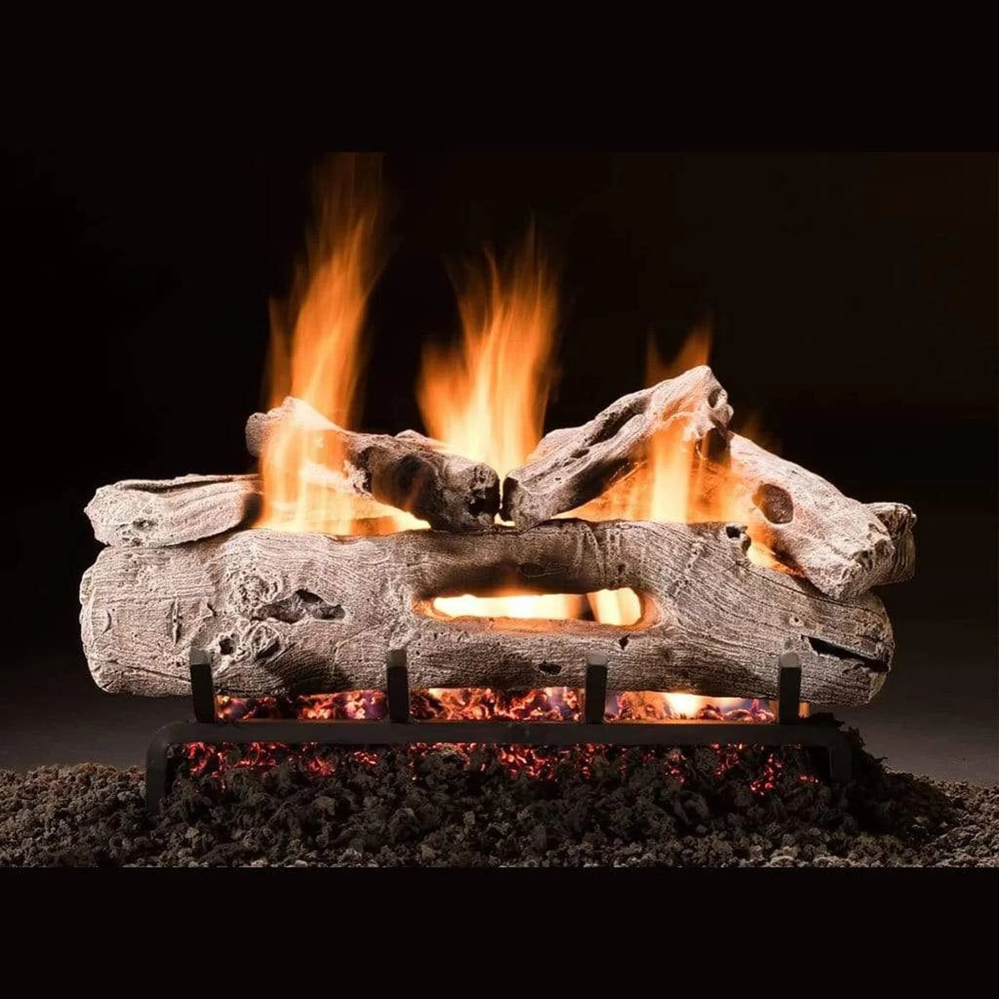 Hargrove 24" Driftwood See-Thru Vented Gas Log