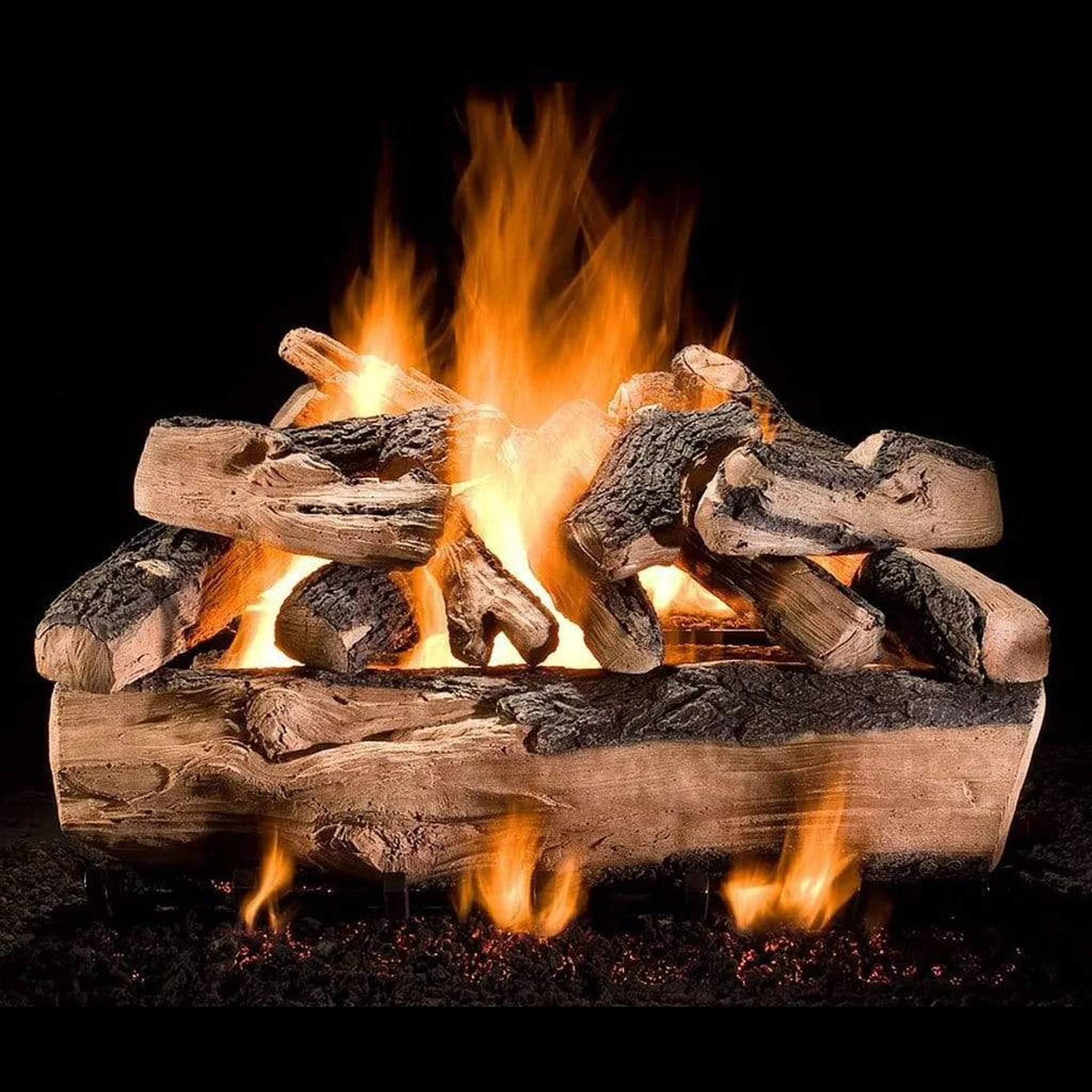 Hargrove 36" Kodiak Split Triple Stack Single Side Large Vented Gas Log