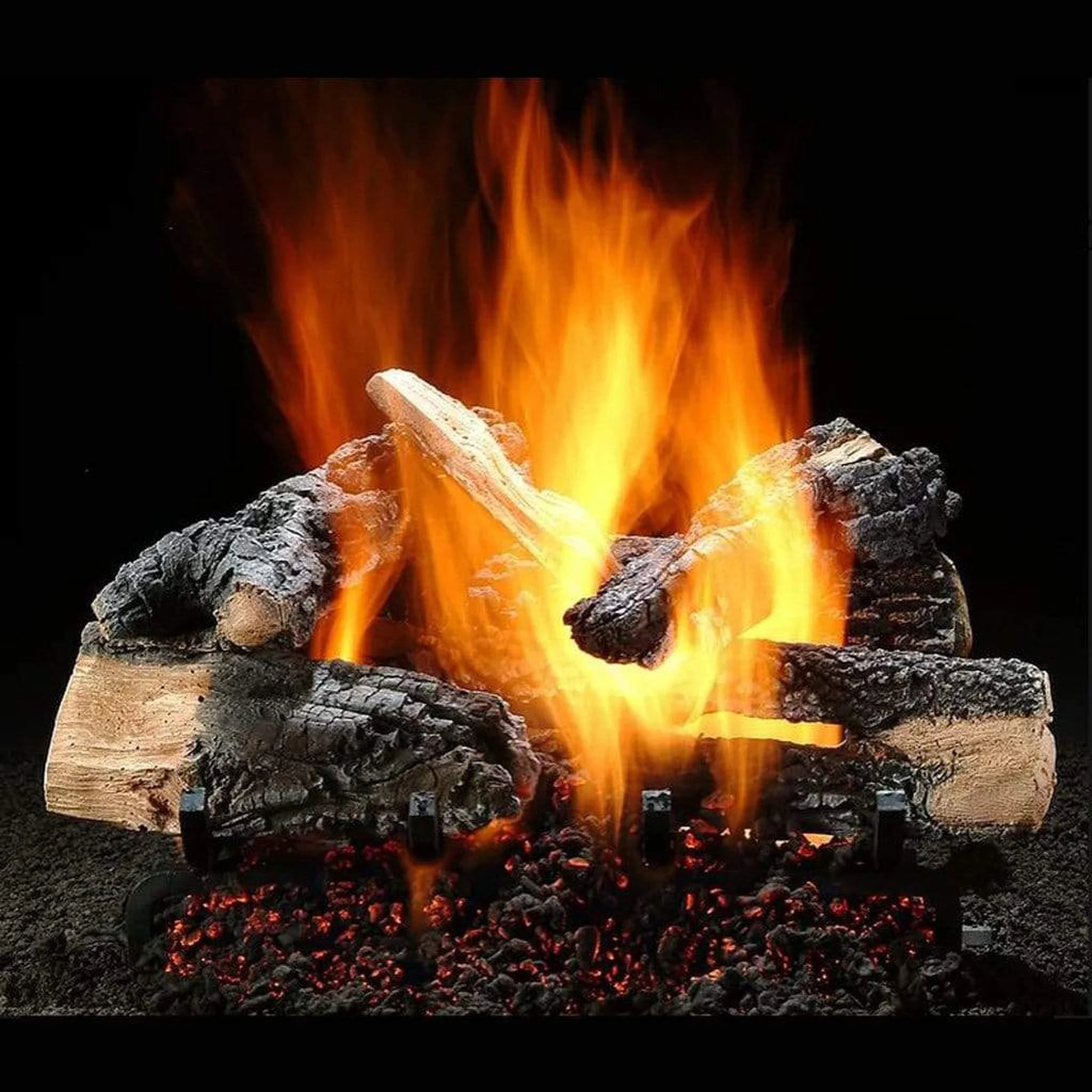 Hargrove Charred Series 21" Inferno Series See-Thru Vented Gas Log