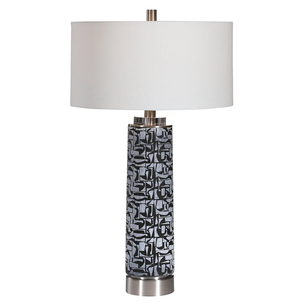 Uttermost 28432 Kramer Gray Black Table Lamp