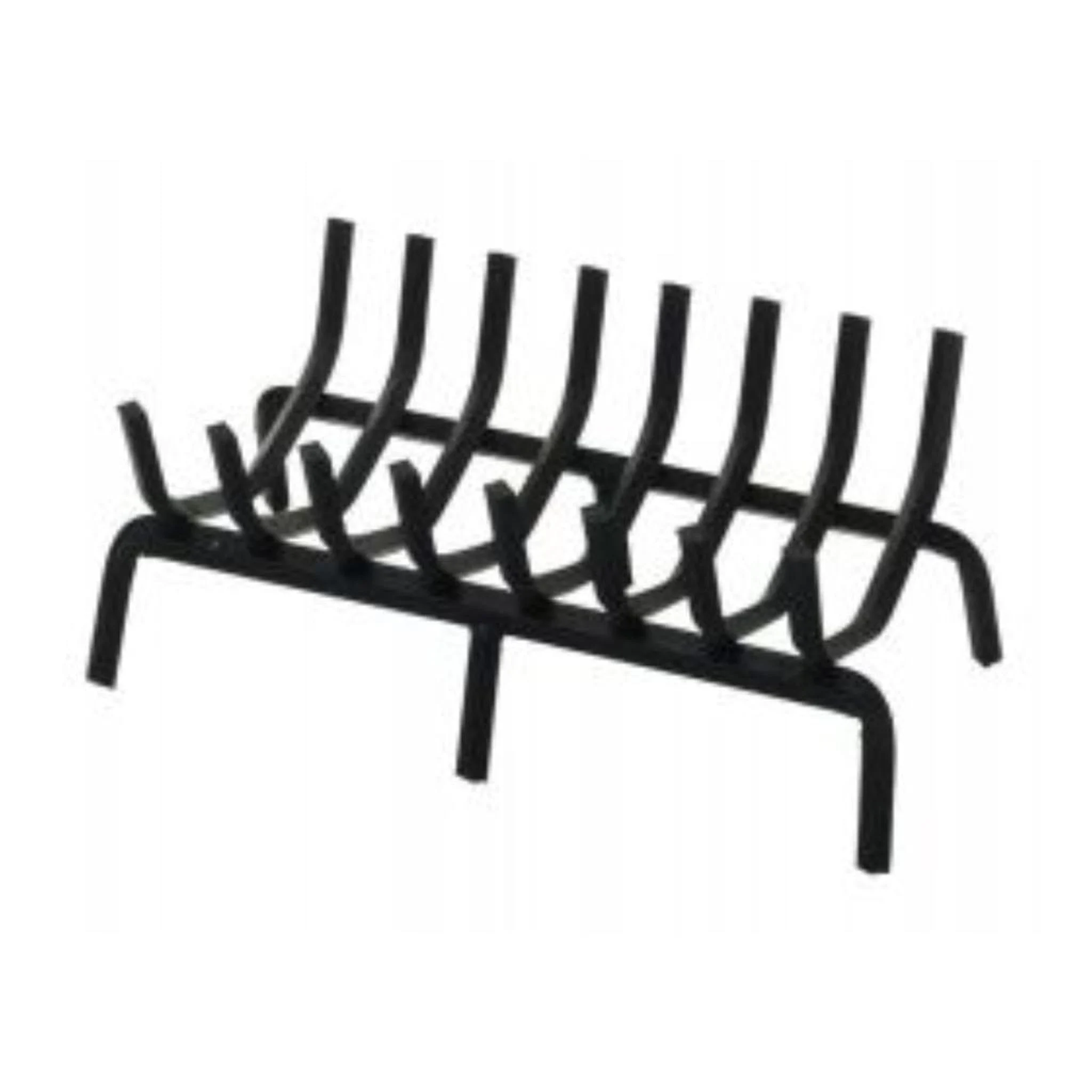 Pilgrim 25" Rectangular Matte Black Grate