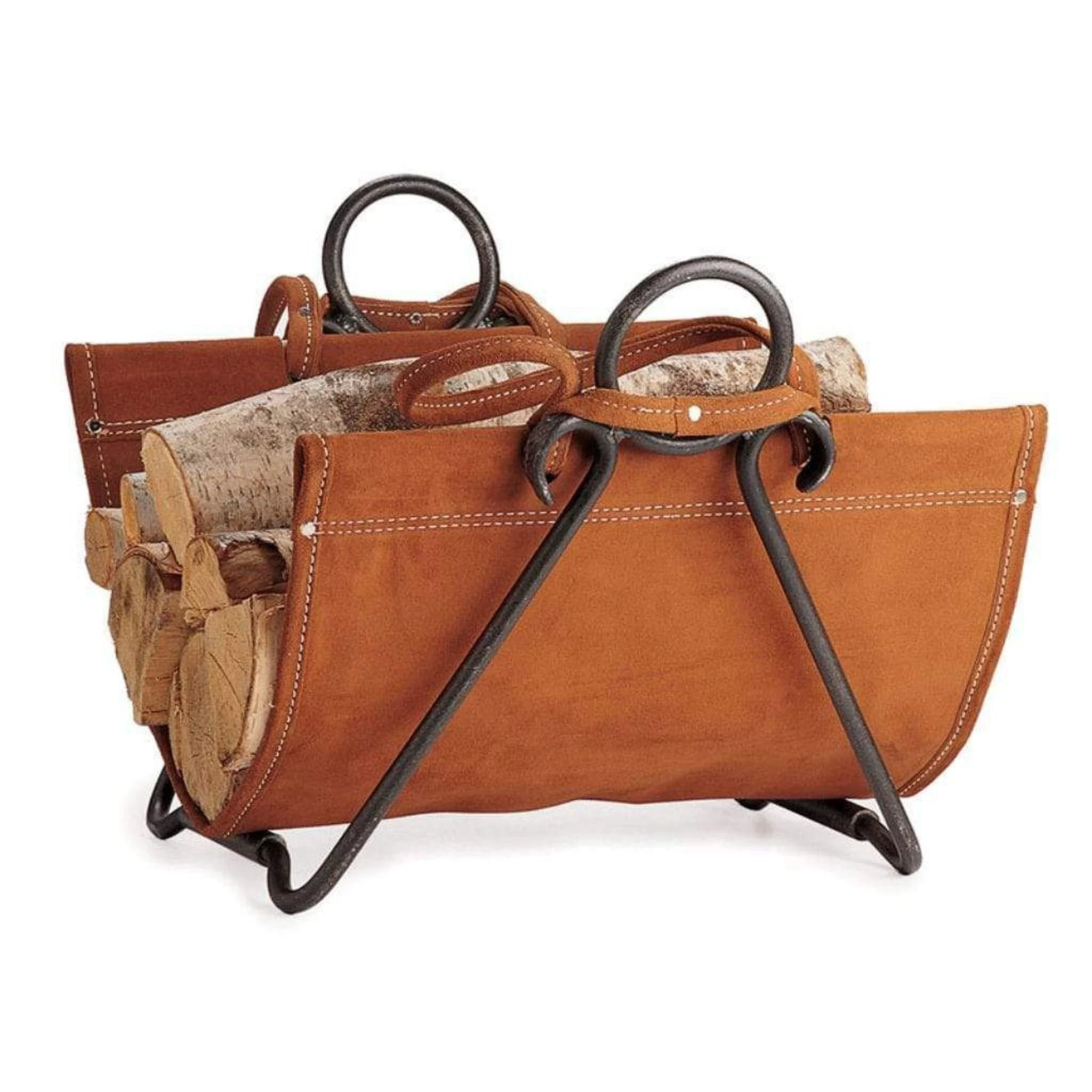 Pilgrim 29" Vintage Iron Forged-Iron Log Carrier