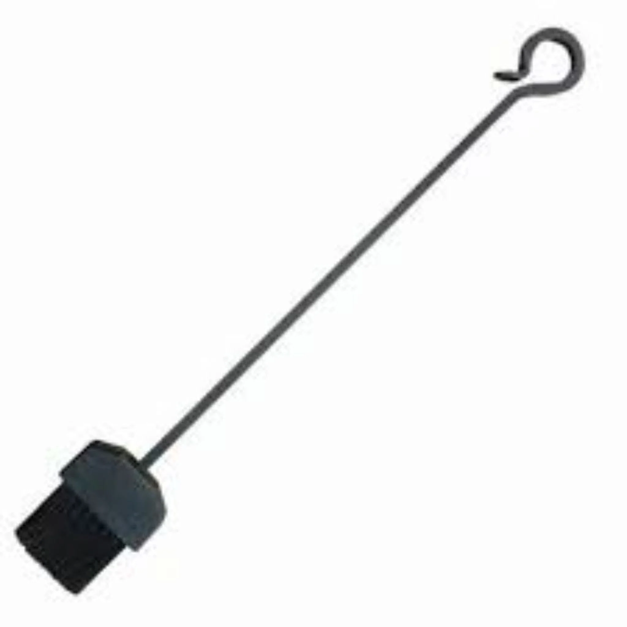 Pilgrim 30" Matte Black Iron Single-Tool Brush
