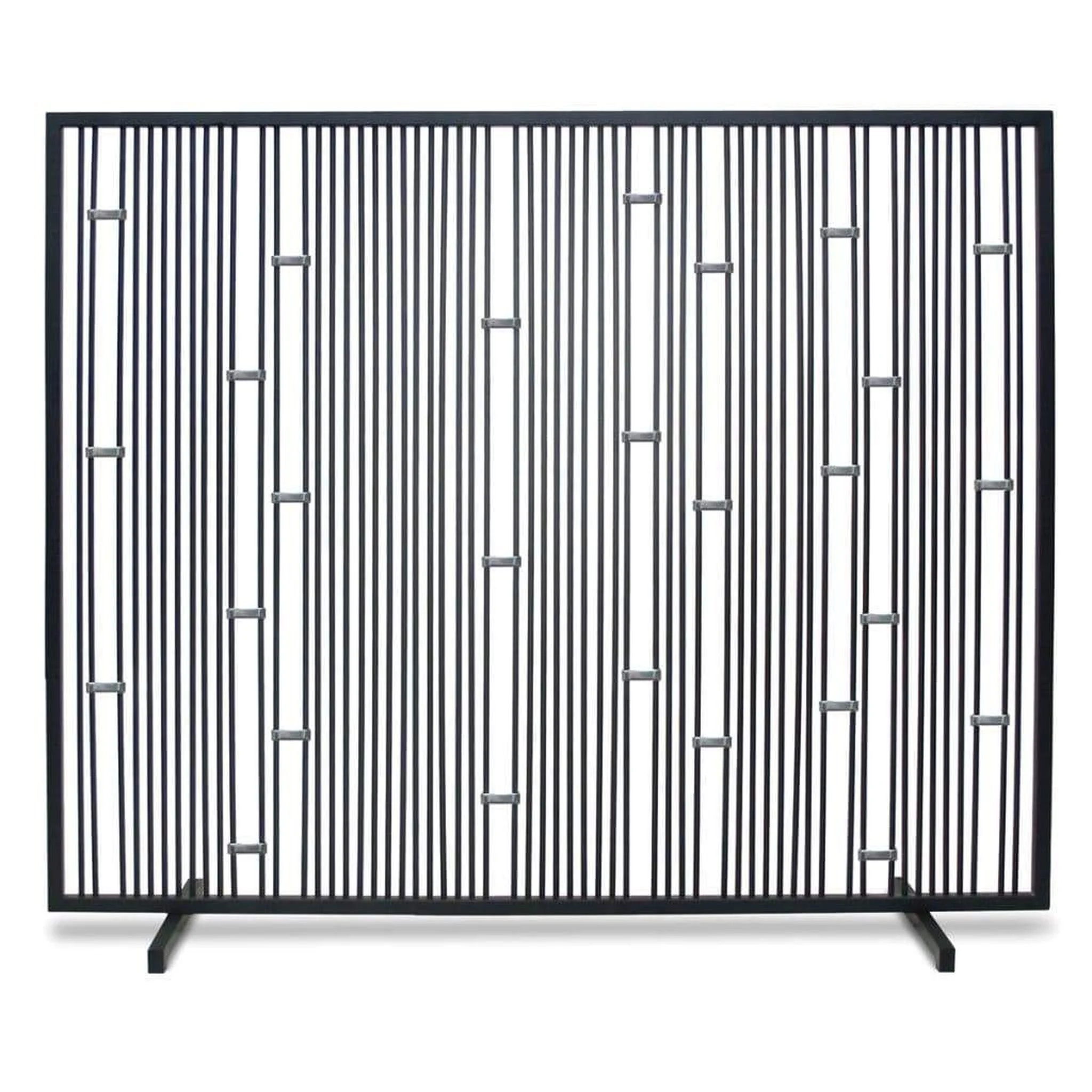 Pilgrim Arden 39" Matte Black Single-Panel Screen With Mesh