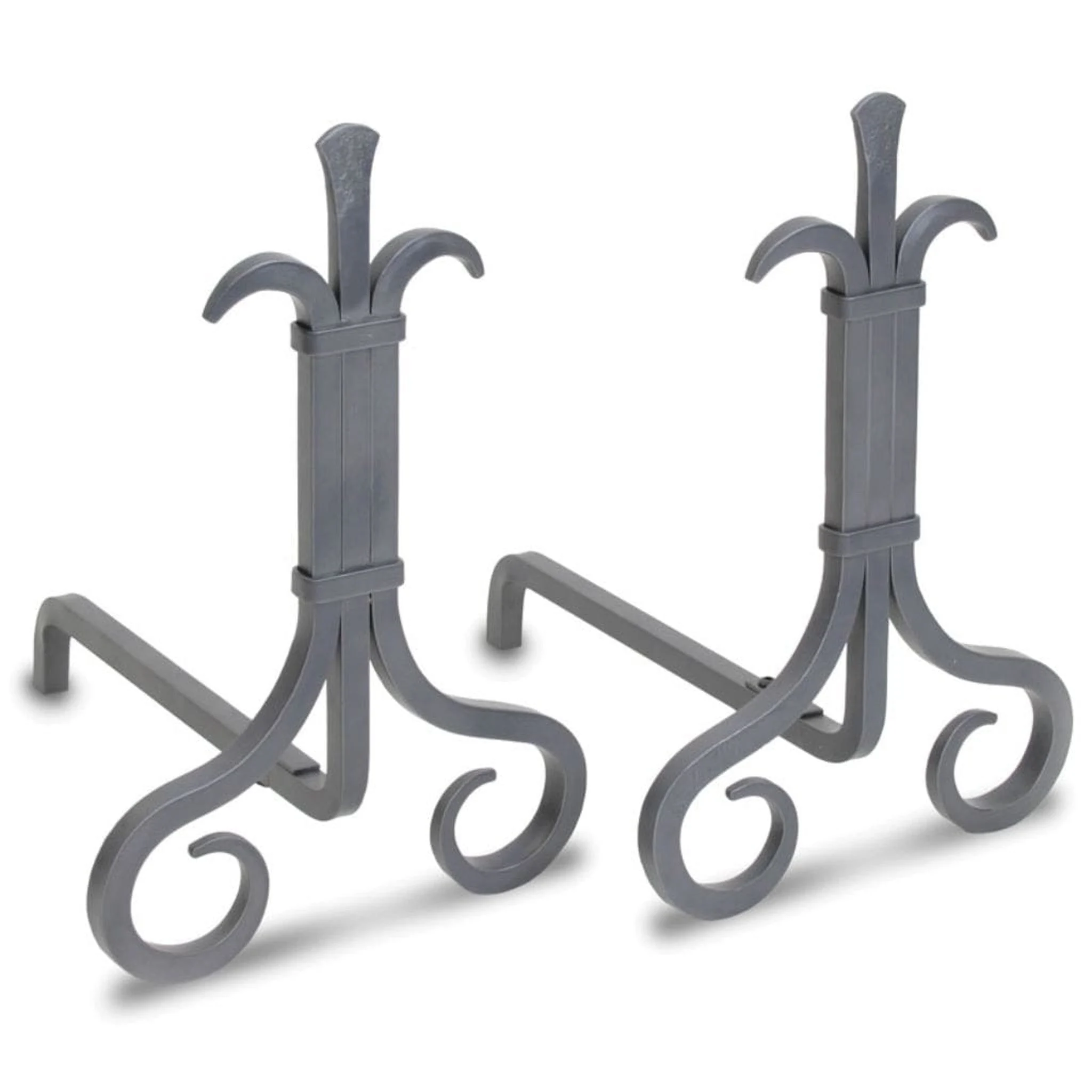 Pilgrim Grand Forge 11" Natural Iron Andiron