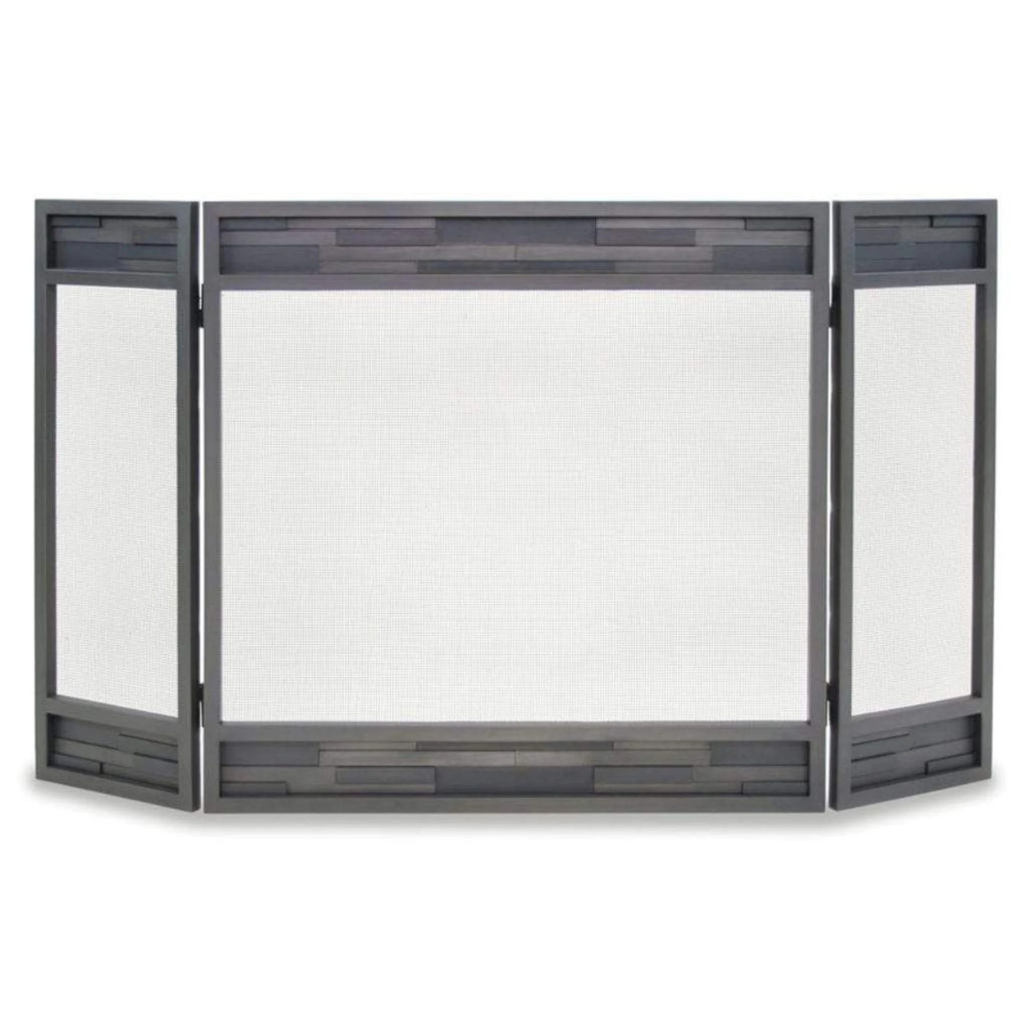 Pilgrim Lanier 49" Natural Iron Tri-Panel Folding Screen