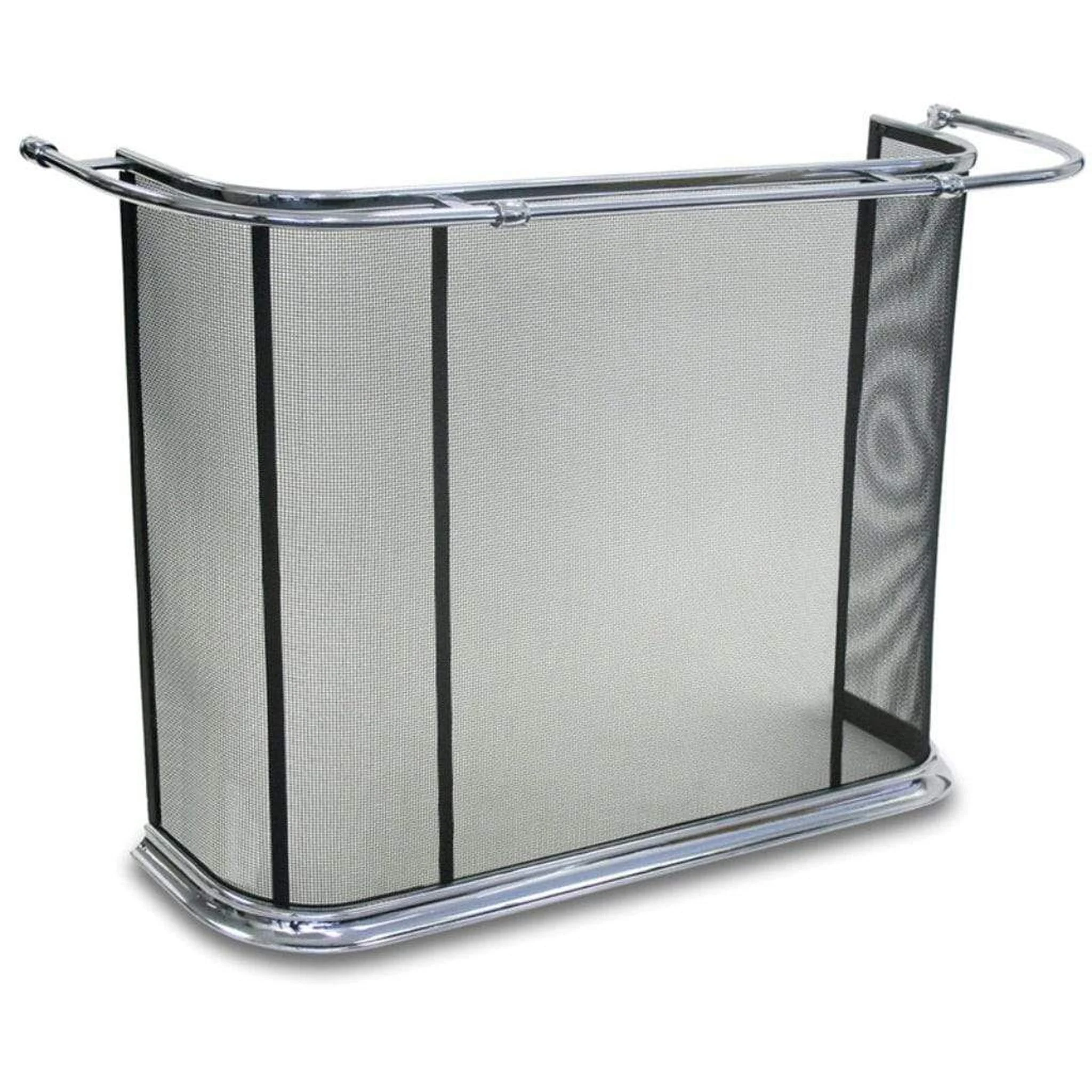 Pilgrim Old English 47" Polished Nickel Rail Screen