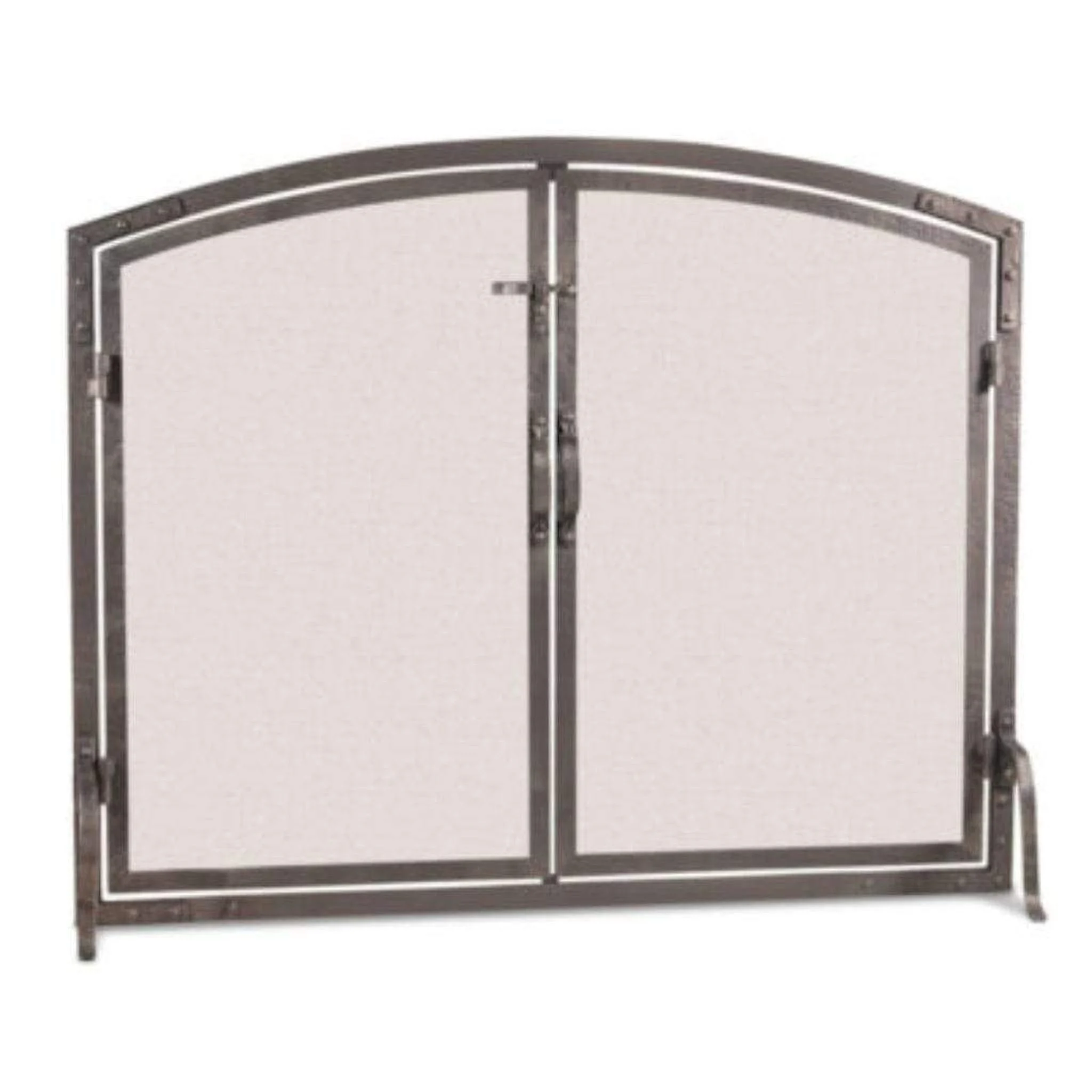 Pilgrim Old World 42" Forged Iron Arched Operable Door Screen