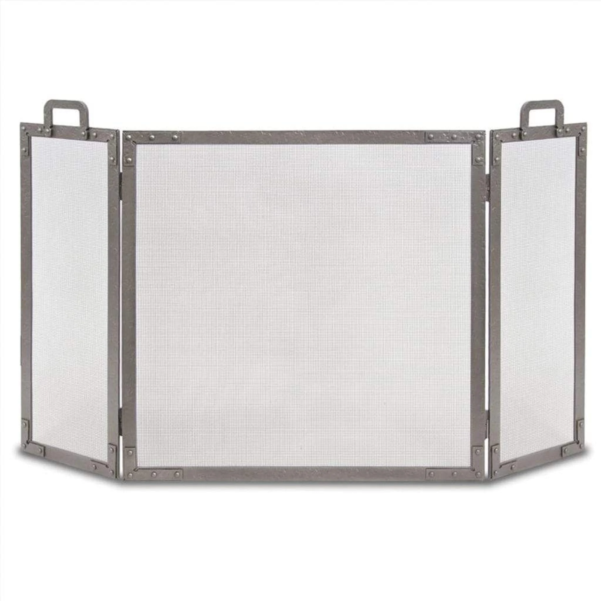 Pilgrim Old World 50" Natural Forged Iron Folding Screen