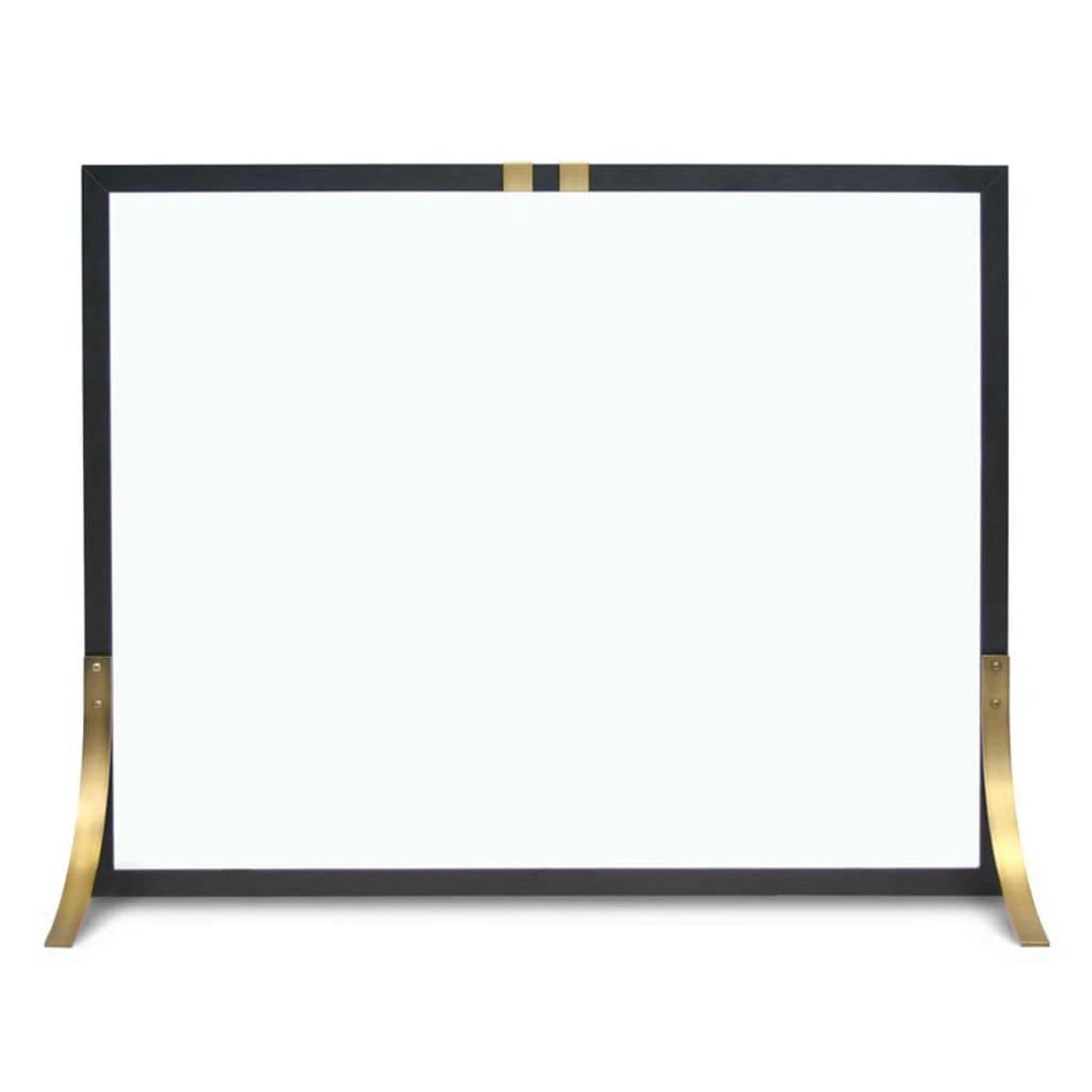 Pilgrim Valiant 39" Black Single-Panel Glass Screen
