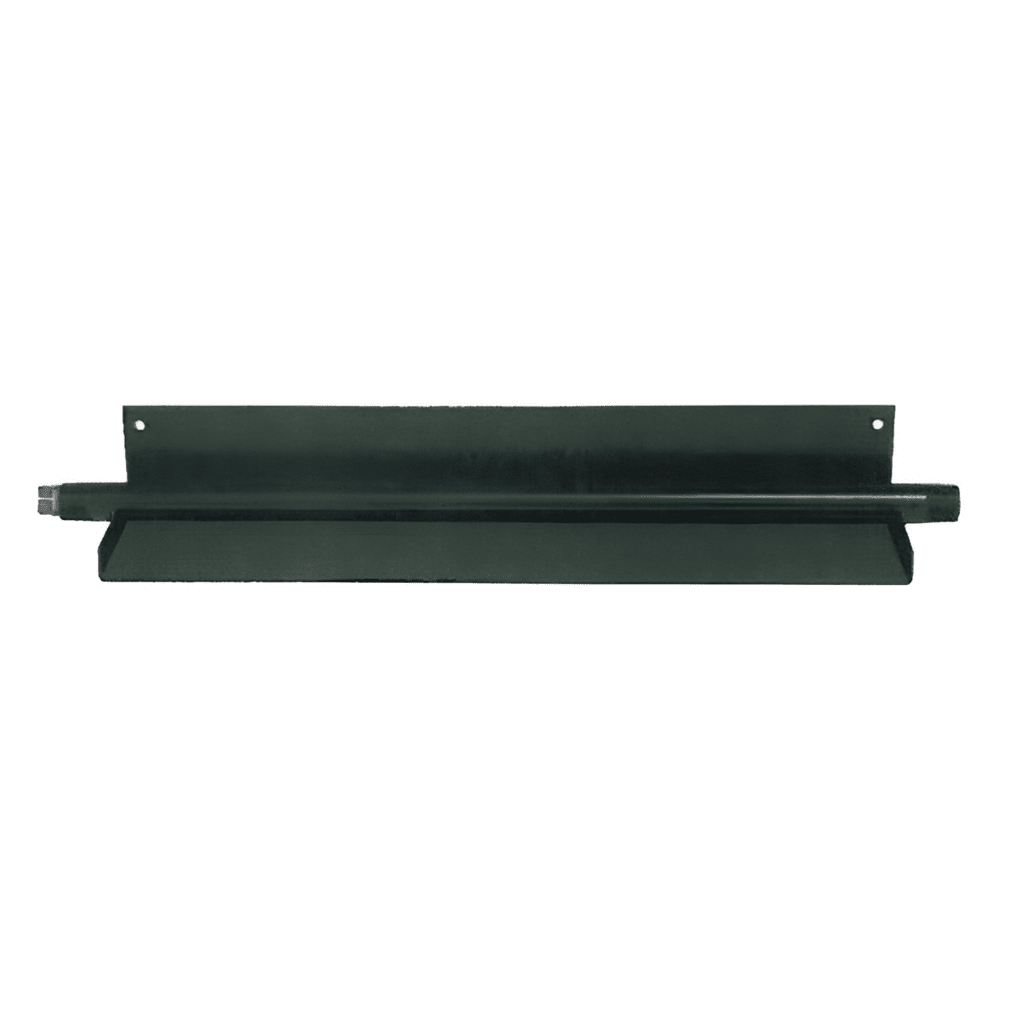 Rasmussen FireLine 30" Black Painted Vented Match-Lit Gas Burner Kit Only for Fire Glass - Natural Gas