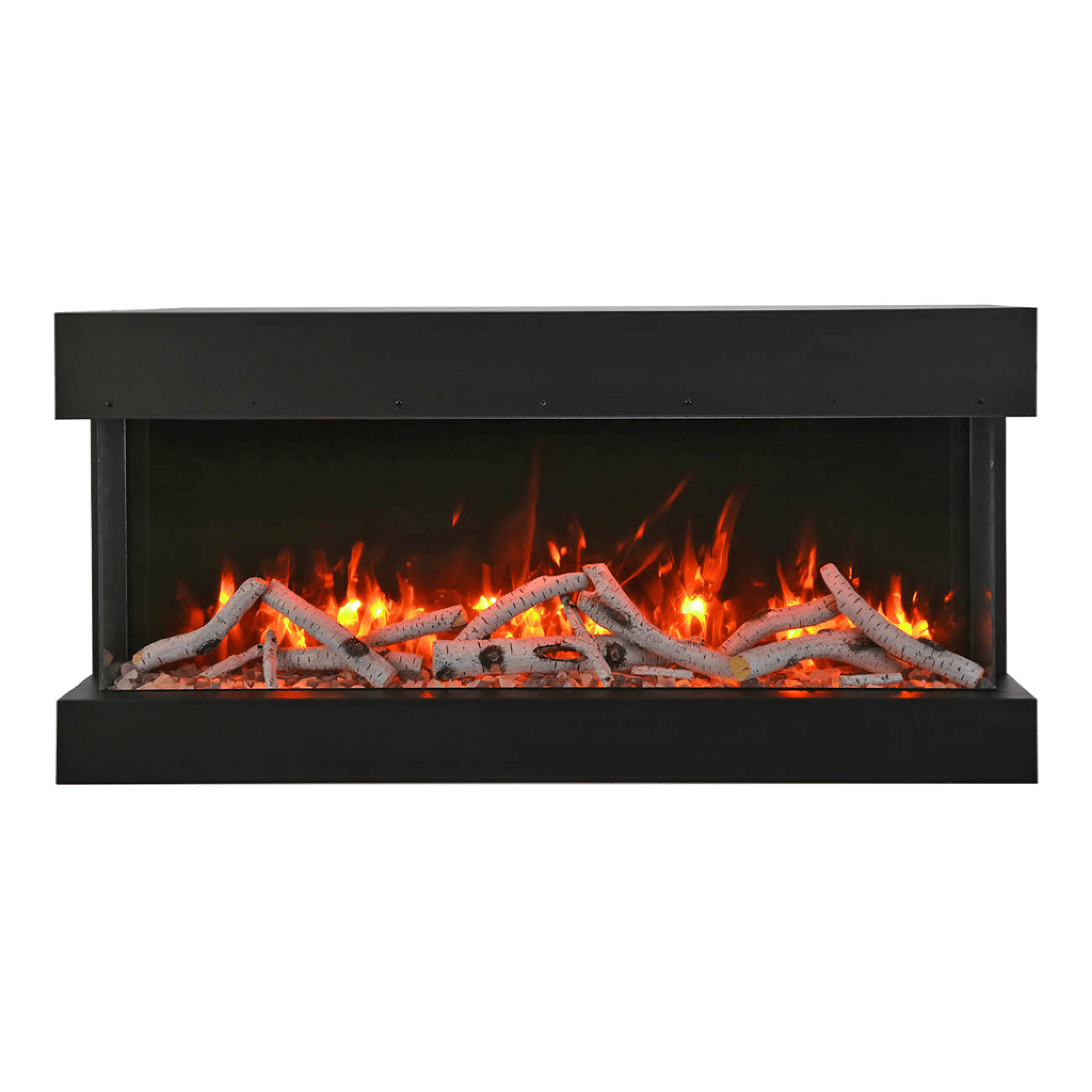 Remii by Amantii Bay Slim 30" 3-Sided Indoor / Outdoor Smart Electric Fireplace