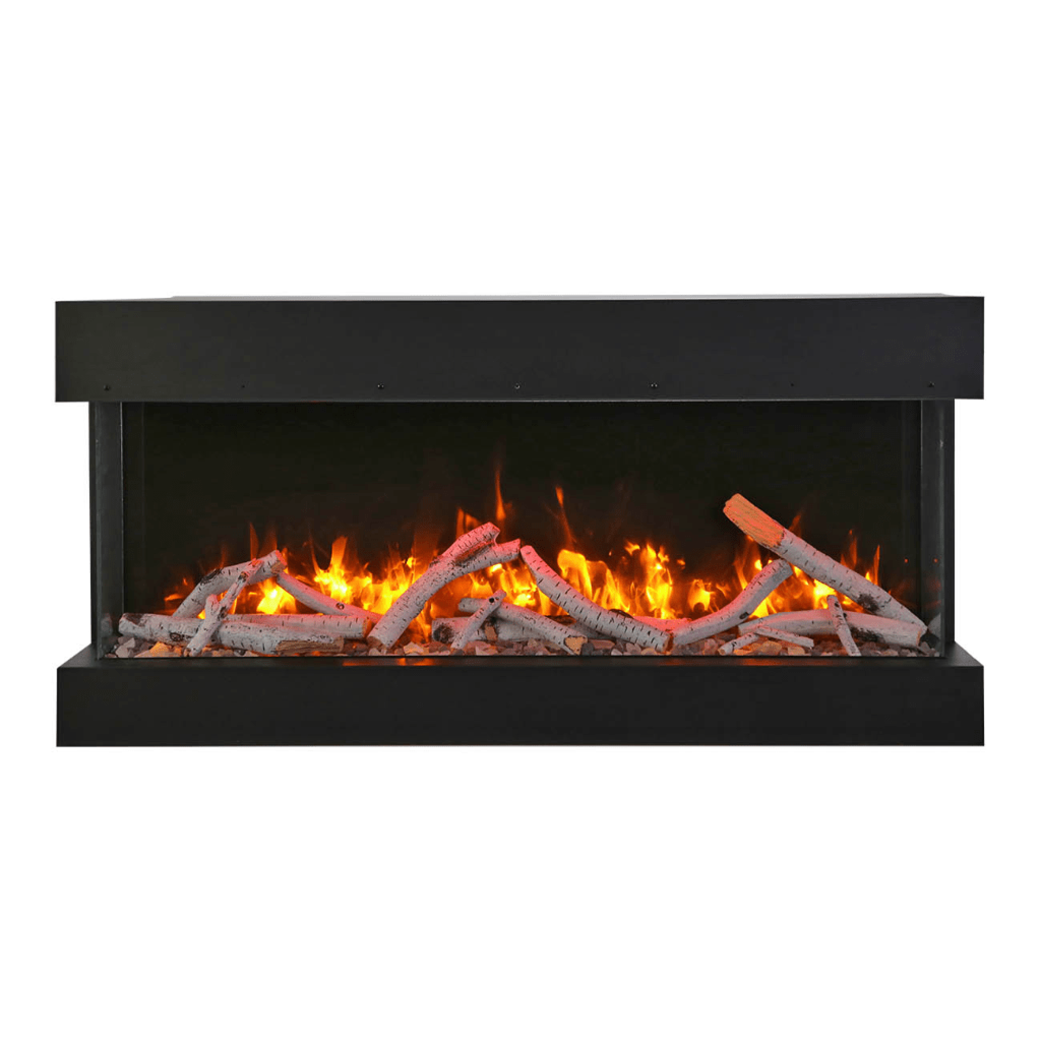 Remii by Amantii Bay Slim 40" 3-Sided Indoor / Outdoor Smart Electric Fireplace