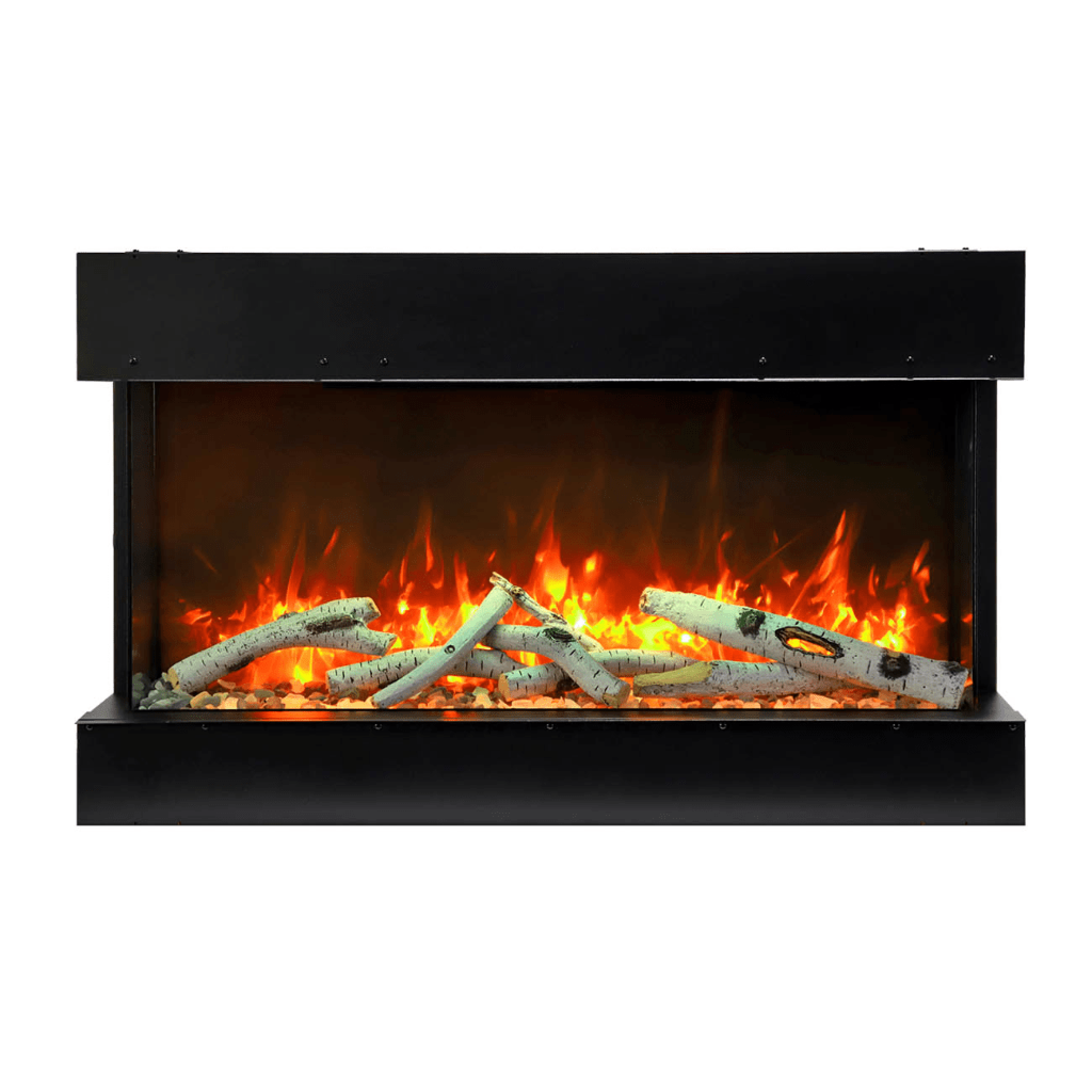 Remii by Amantii Bay Slim 50" 3-Sided Indoor / Outdoor Smart Electric Fireplace