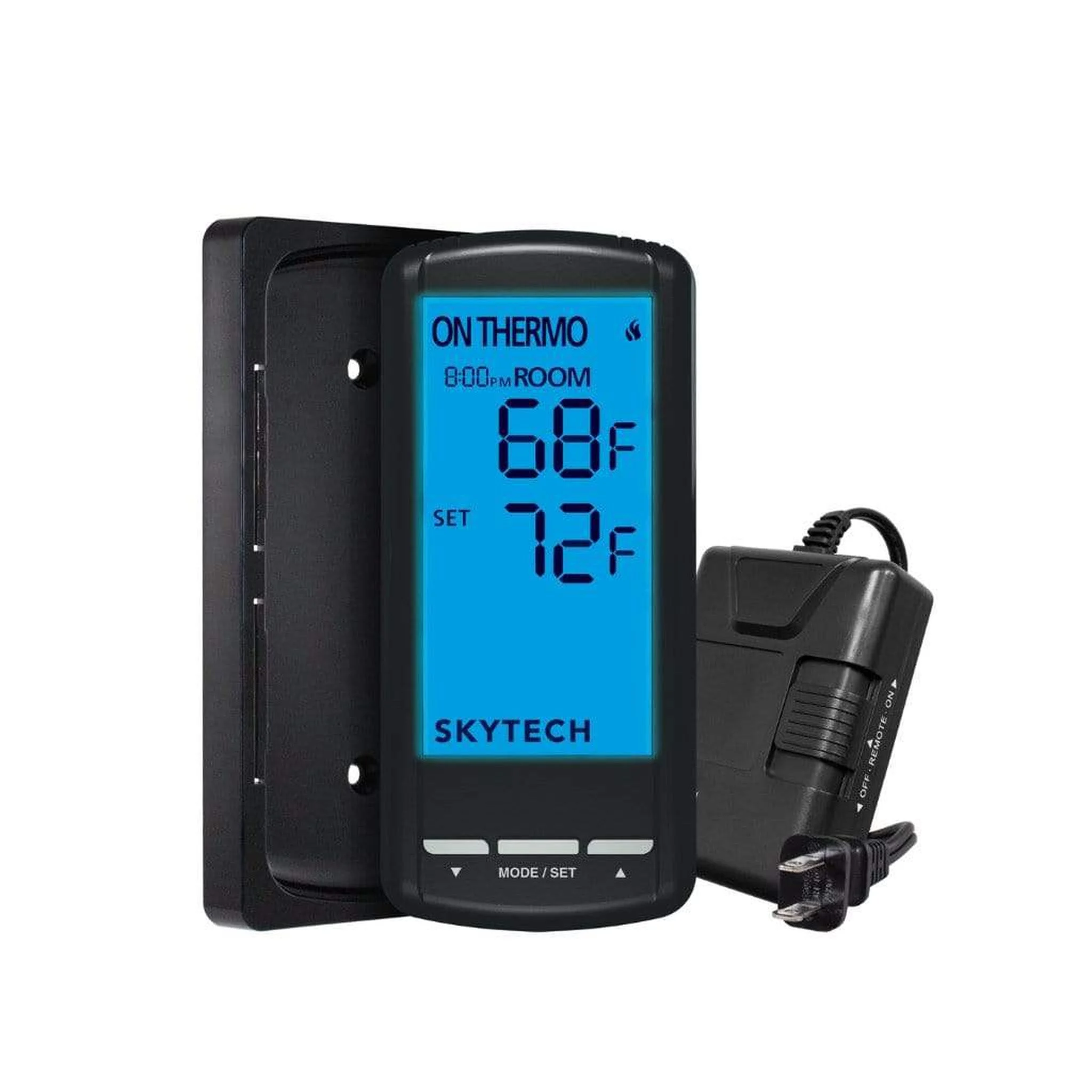 Skytech 5320 Timer/Thermostat Fireplace Remote Control With Backlit Touch Screen
