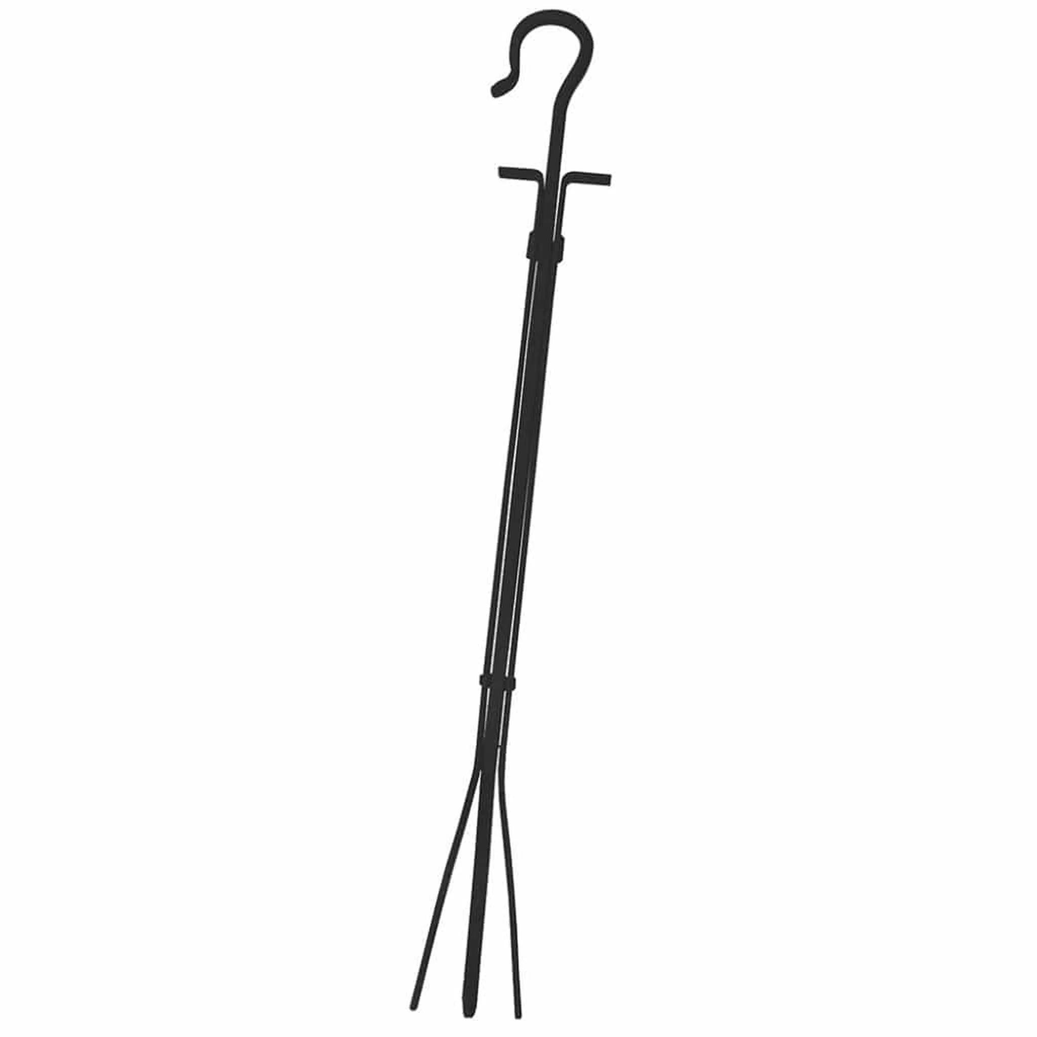 UniFlame 29" T-1004 Black Finish Tongs w/ Crook Handle