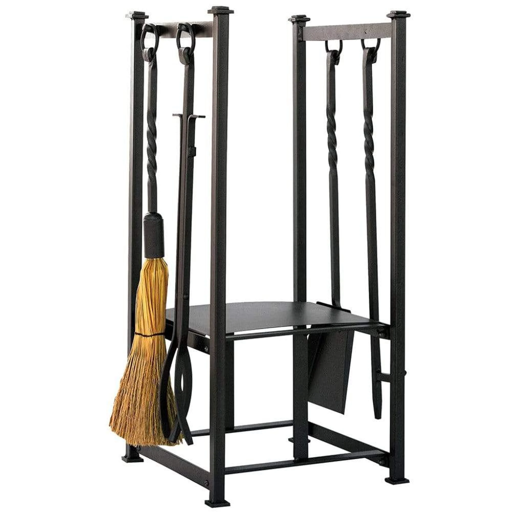 UniFlame 30" W-1198 Olde World Iron Log Holder w/ Tools