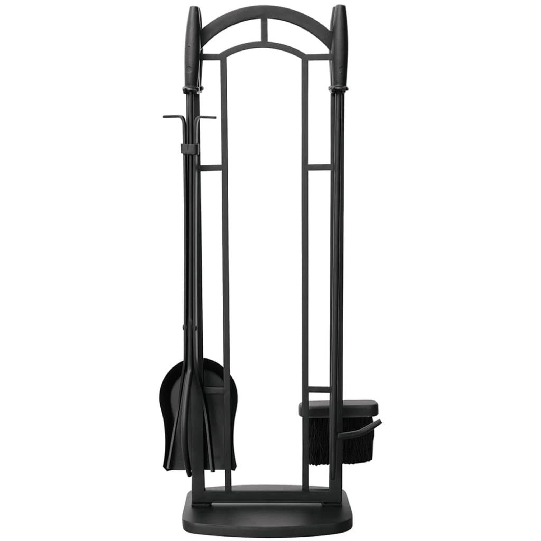 UniFlame 31" F-1119 5-Piece Black Wrought Iron Fireset