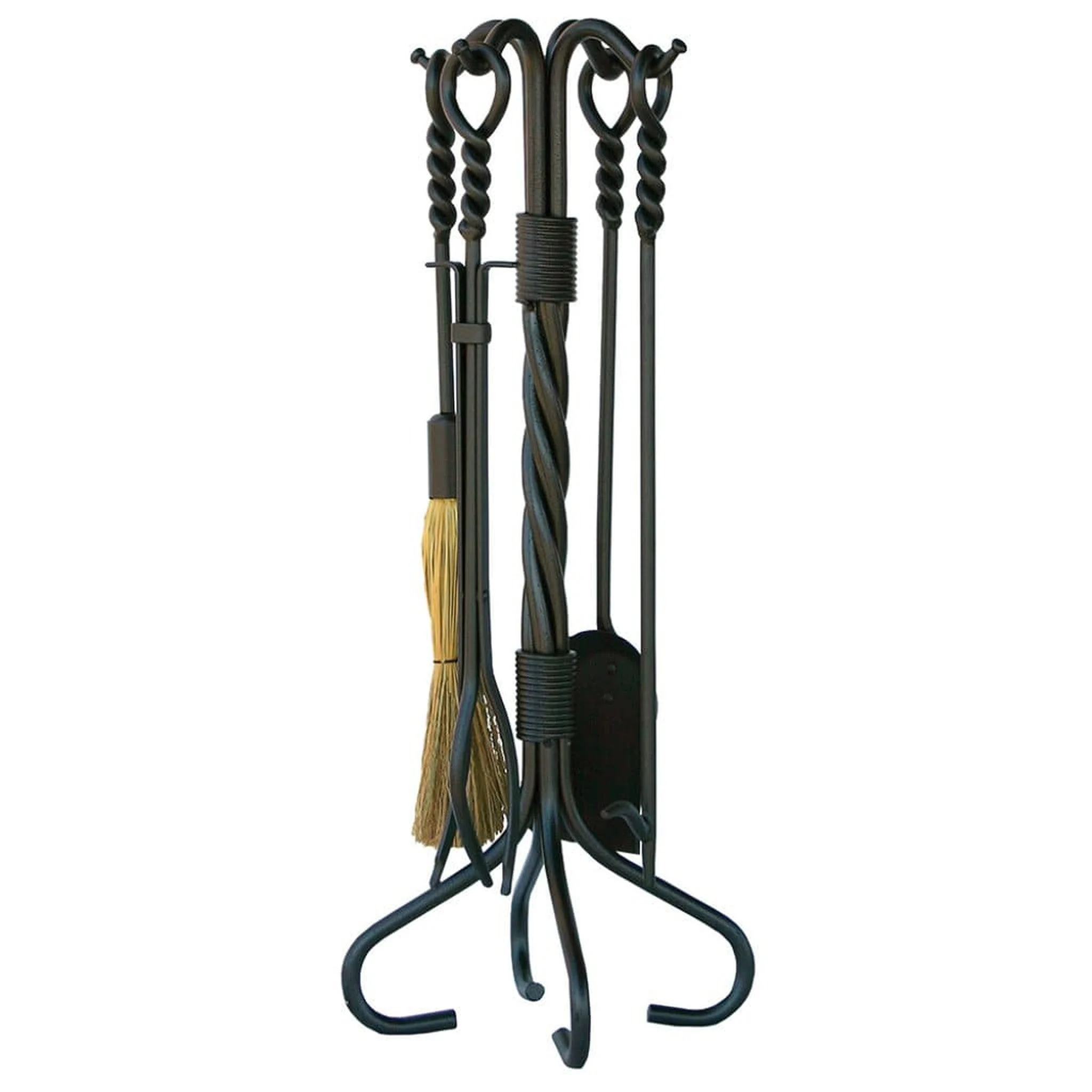UniFlame 31" F-1179 5-Piece Olde World Iron Ring/Twist Fireset